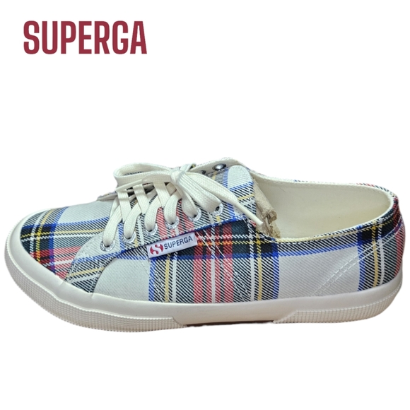 Superga Tartan Plaid Sneakers - Picture 5 of 11